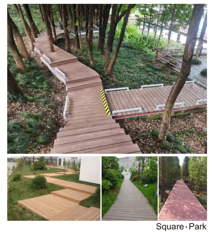 High Quality Wood Plastic Outdoor Decking